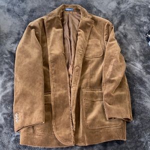 Ralph Lauren Polo Mens corduroy brown jacket XL